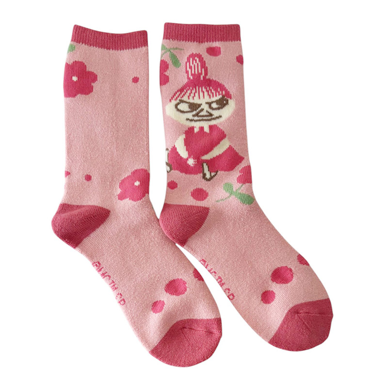 MOOMIN ぽっかぽかルームソックス/リトルミィ フラワー PK